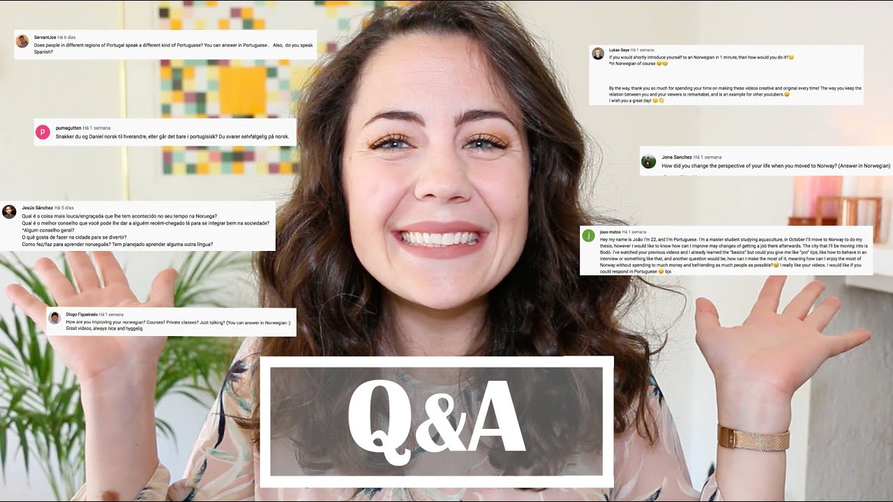 I answered your questions in Norwegian & Portuguese | Q&A