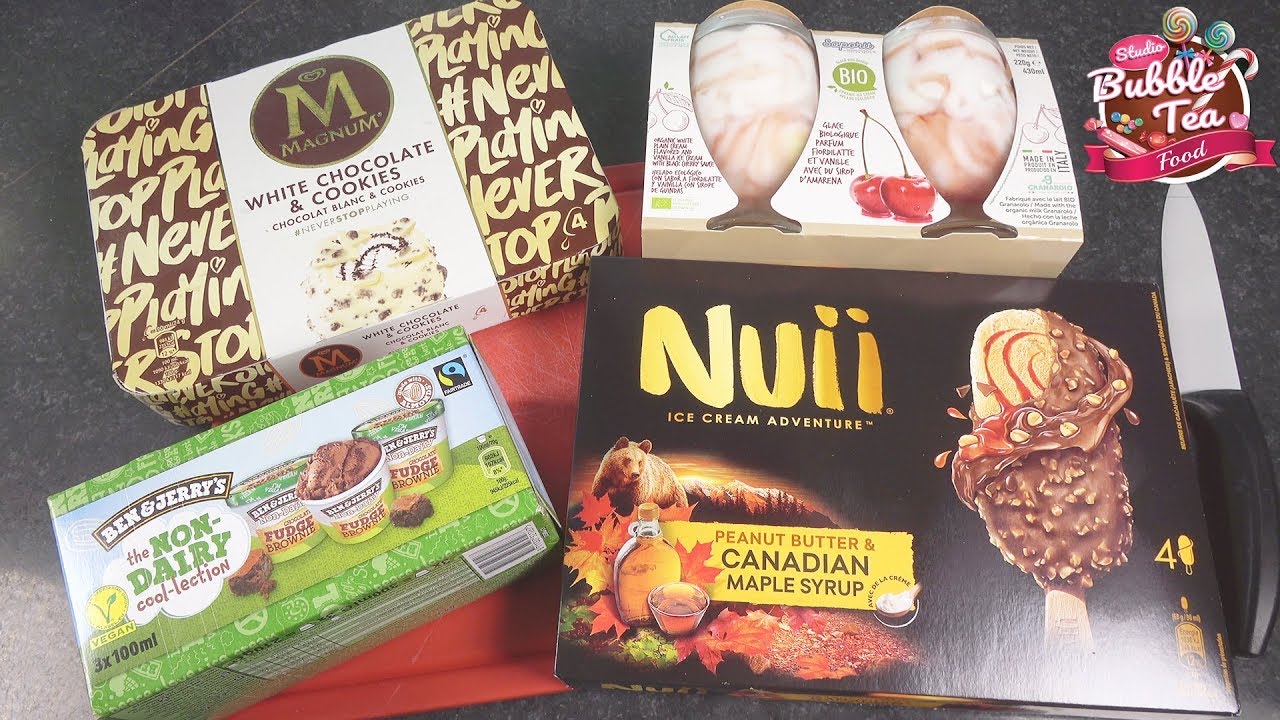 [GLACES] Du NOUVEAU, du BIO, du VEGAN, du CLASSIQUE ! - Studio Bubble Tea Food