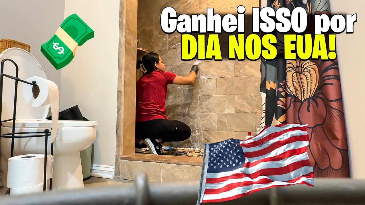 QUANTO GANHO POR DIA LIMPANDO CASAS NOS EUA?