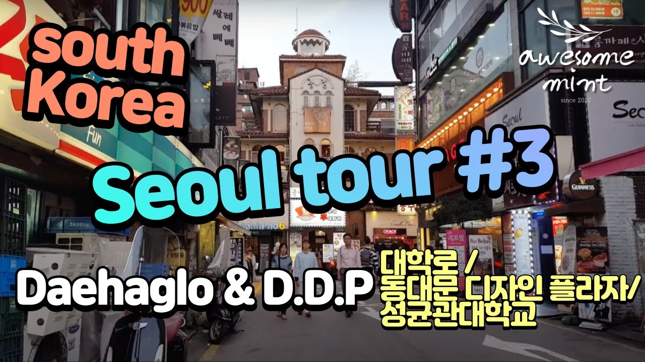 Seoul Tour #3 SKKU,Daehak-ro, DDP (성균관대학교, 대학로, 동대문 디자인 플라자) / South Korea