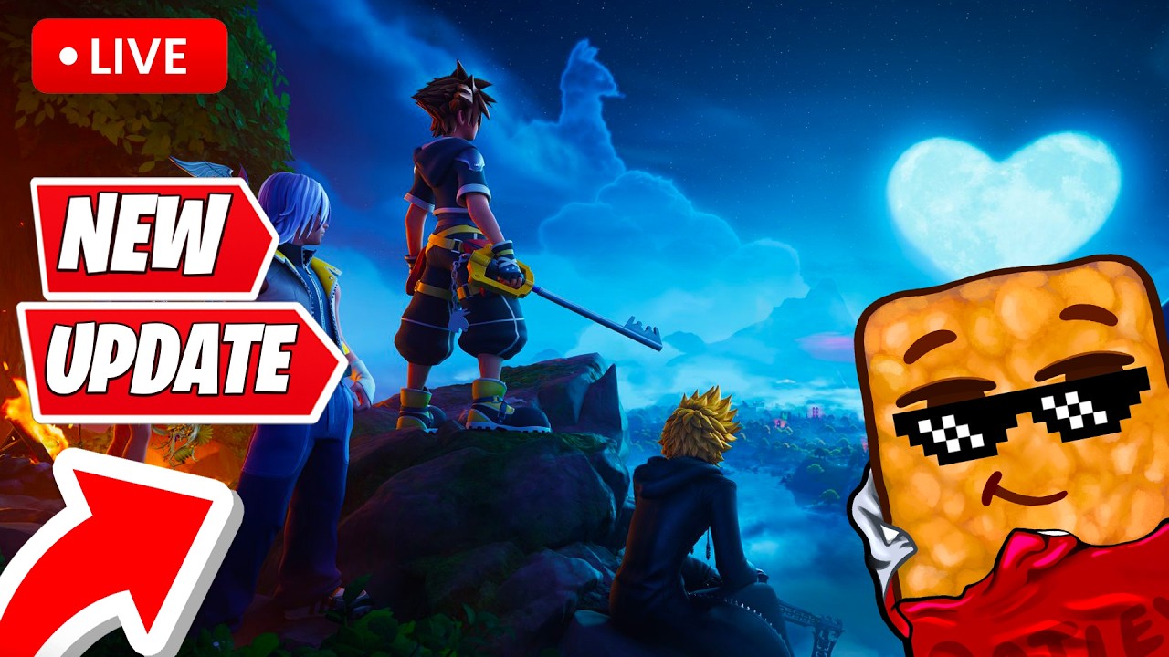 🔴LIVE - NEW KINGDOM HEARTS UPDATE (Fortnite)