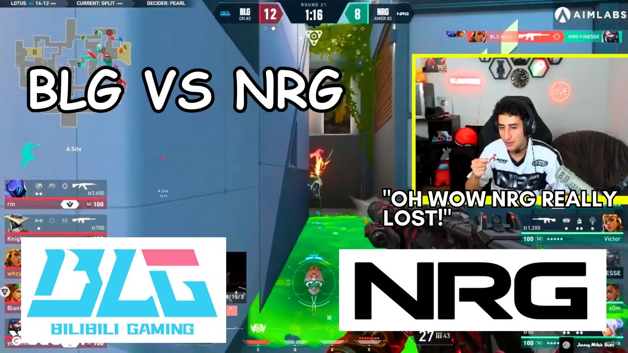 Subroza reacts to NRG vs BLG , HUGE UPSET!!!!