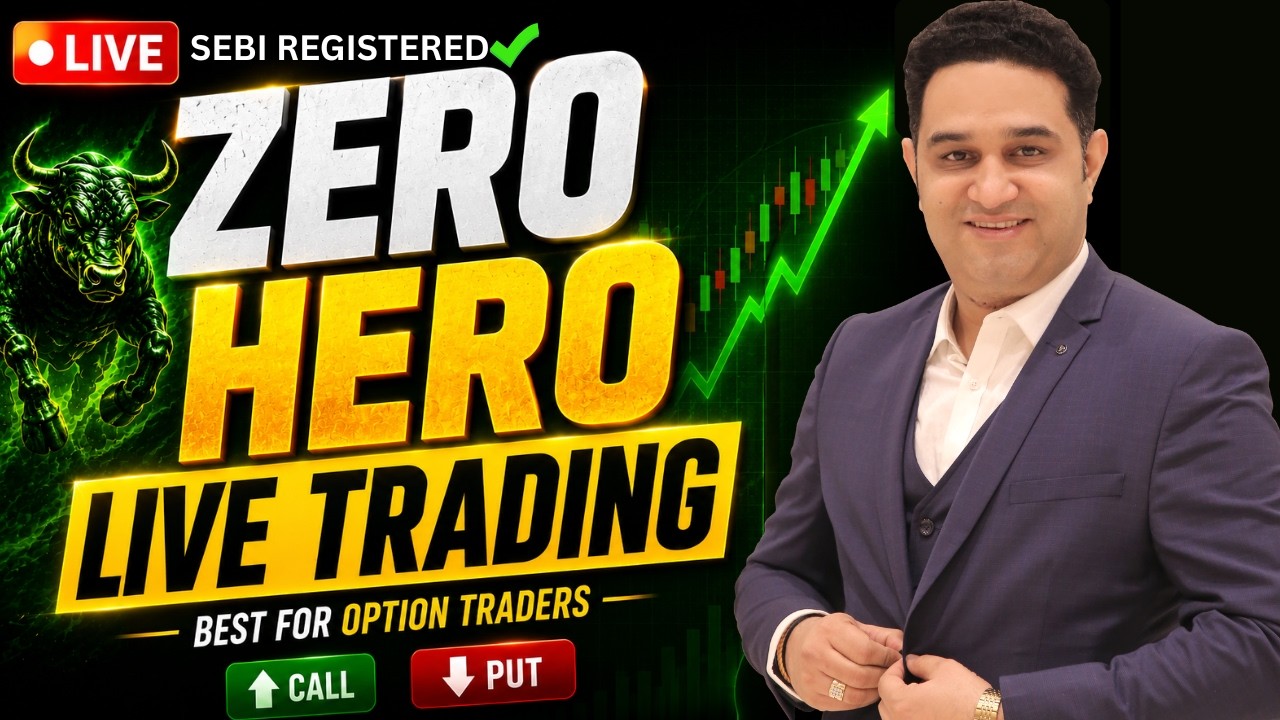 ZERO HERO LIVE TRADING | Trade Nifty SENSEX | Live Trading | 16-JULY | #livetrading #tradewithvipulk