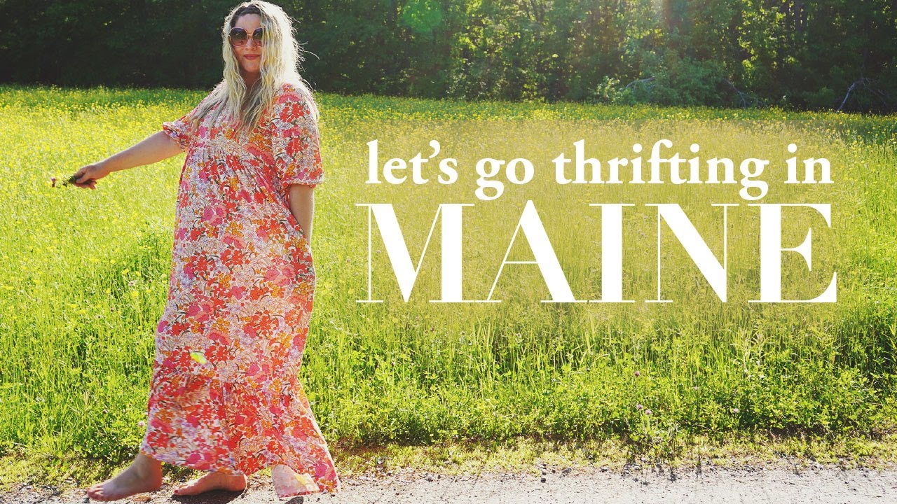 A week in Maine: small-town thrift stores, lupines, + fresh seaweed masks