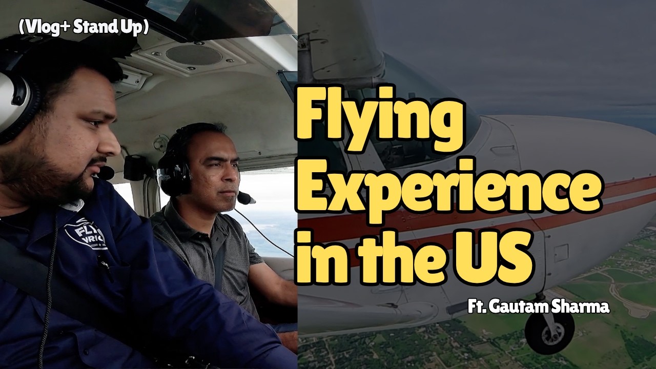 Flying Experience in the US | Vlog | Stand Up Comedy | Rajasekhar Mamidanna| @FlyitWright