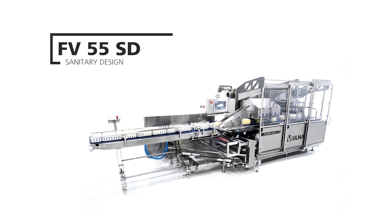 Envolvedora FLOW-VAC® FV 55 SD de diseño higienizable para queso al vacío