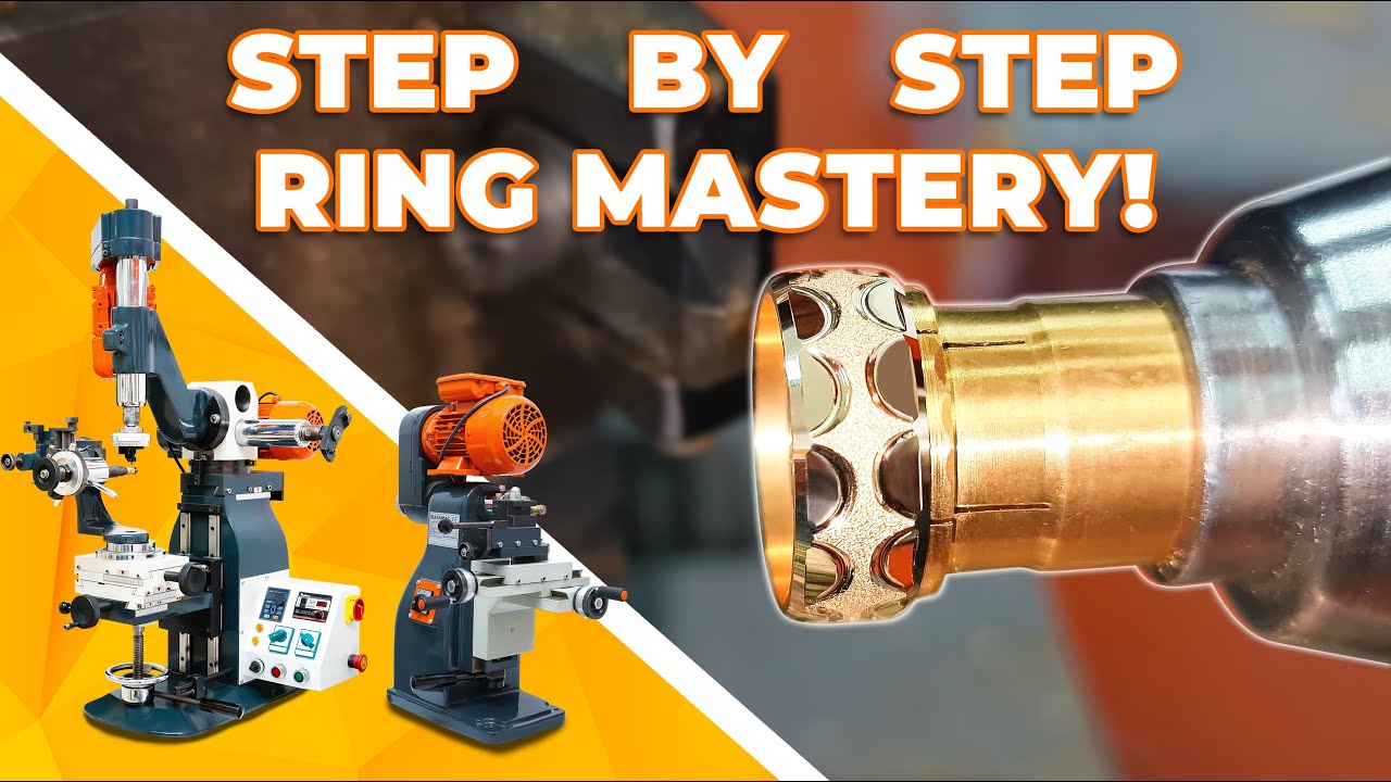 See How We Craft a Dazzling Ring Step by Step Using Two Machines !
