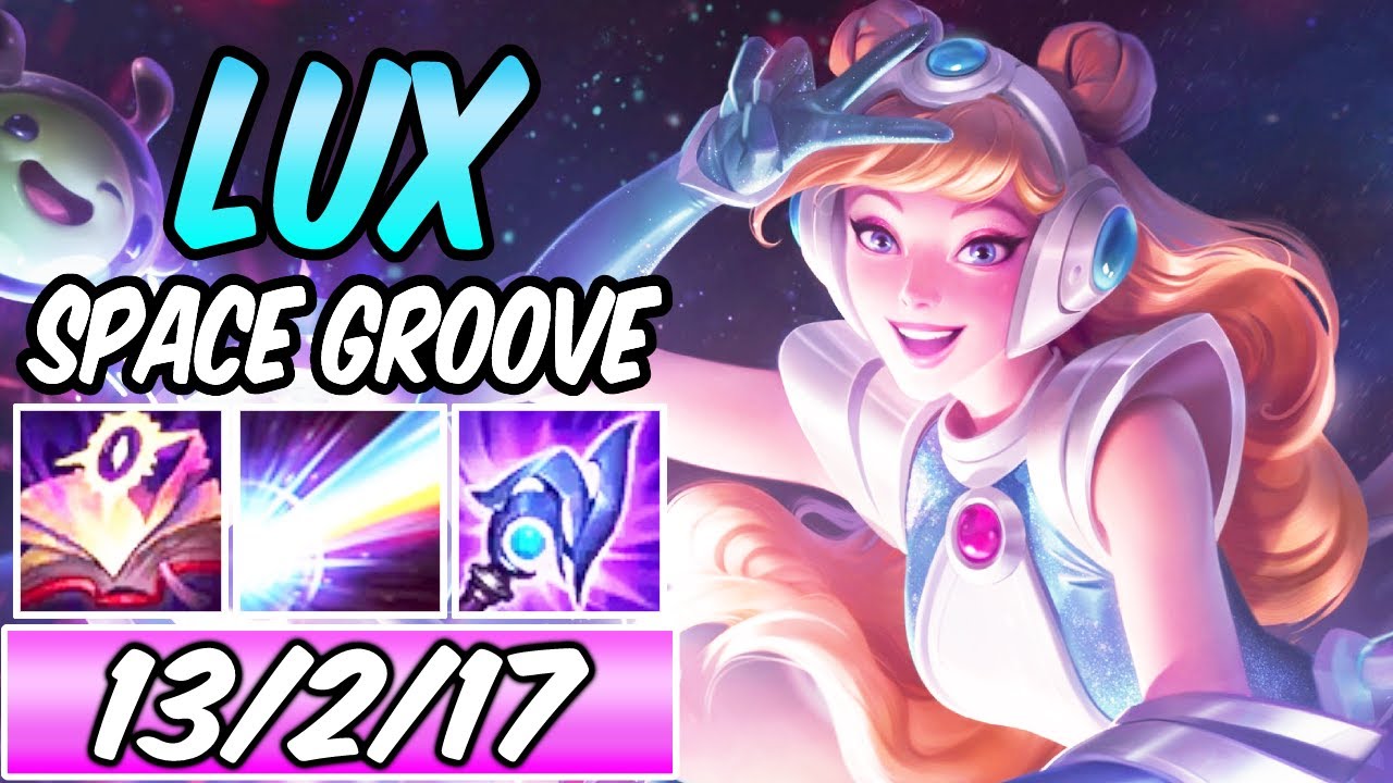 SPACE GROOVE LUX FULL AP MID S+ CLEAN GAMEPLAY | Build & Runes | League of Legends