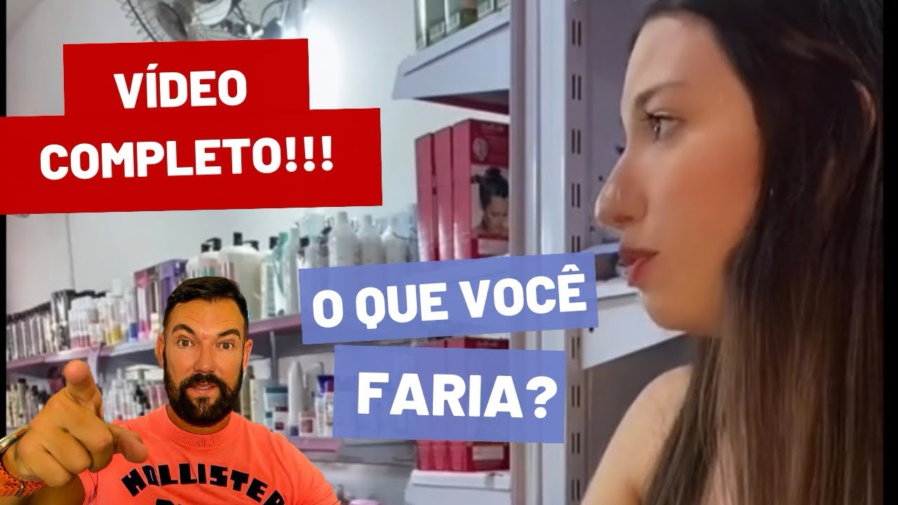 Vídeo completo da cliente mal educada! Você viu isso?