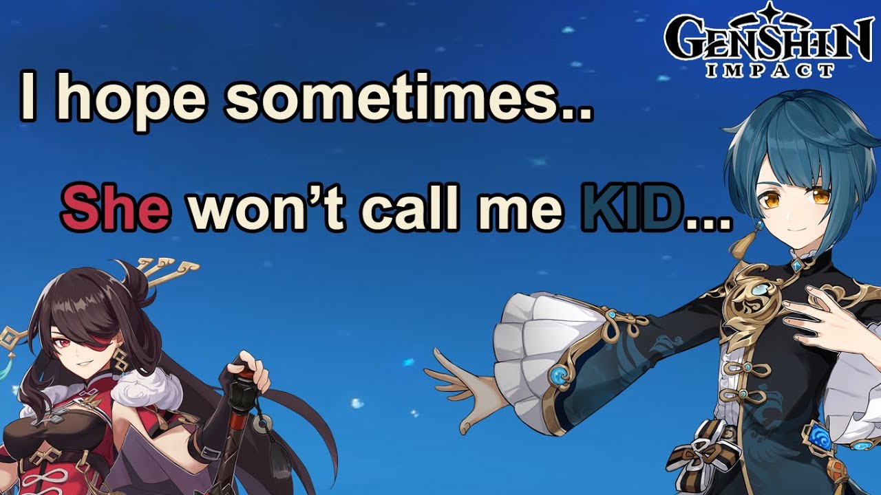 Genshin Impact | Xingqiu Talks About Beidou & Other Characters (Voice Lines) [Japan & English]