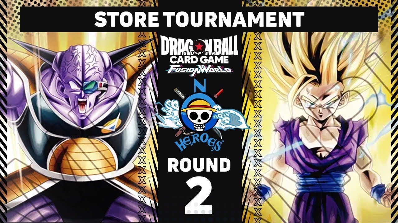 AGGRO GINYU VS RAMP GOHAN | STORE TOURNAMENT ROUND 2 | noHEROES | DBS FUSION WORLD TCG | DRAGONBALL