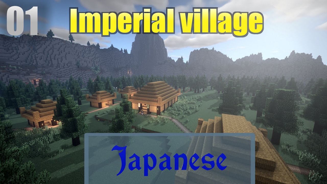 Japanese Imperial village | Minecraft Millénaire Timelapse (part 1, season 3)