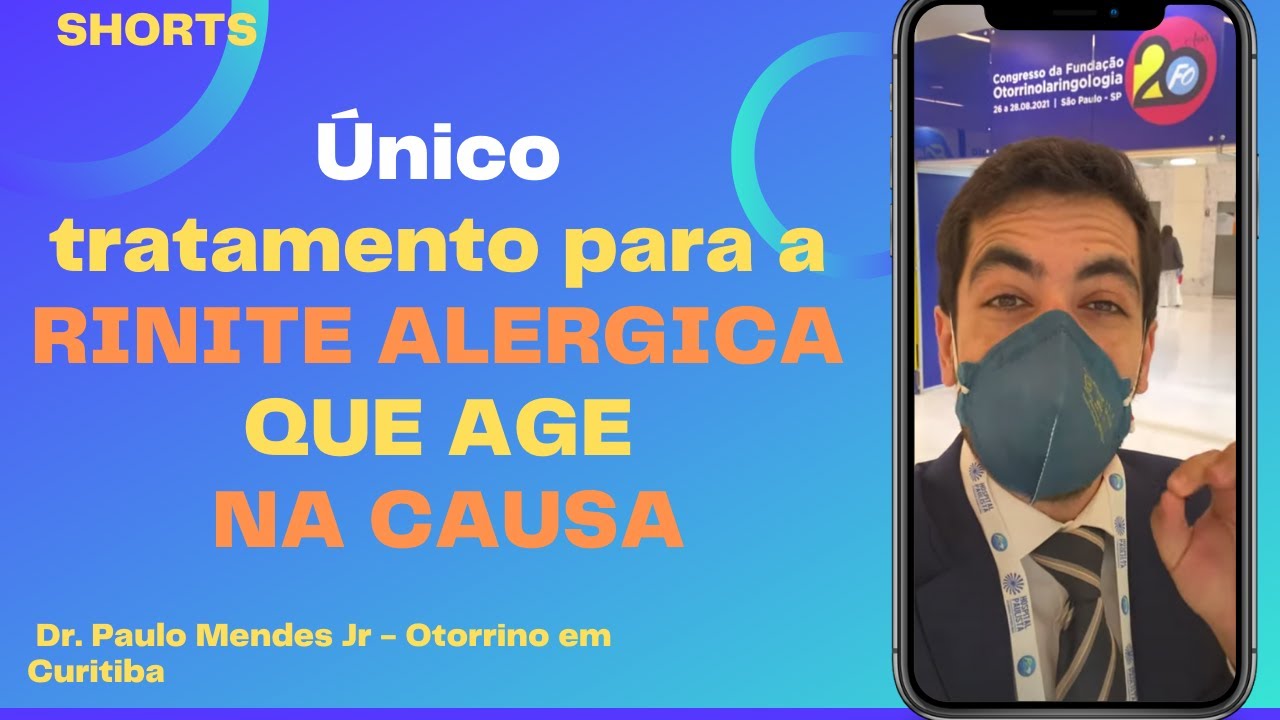 Conheça o único tratamento que trata a CAUSA da RINITE ALÉRGICA #shorts