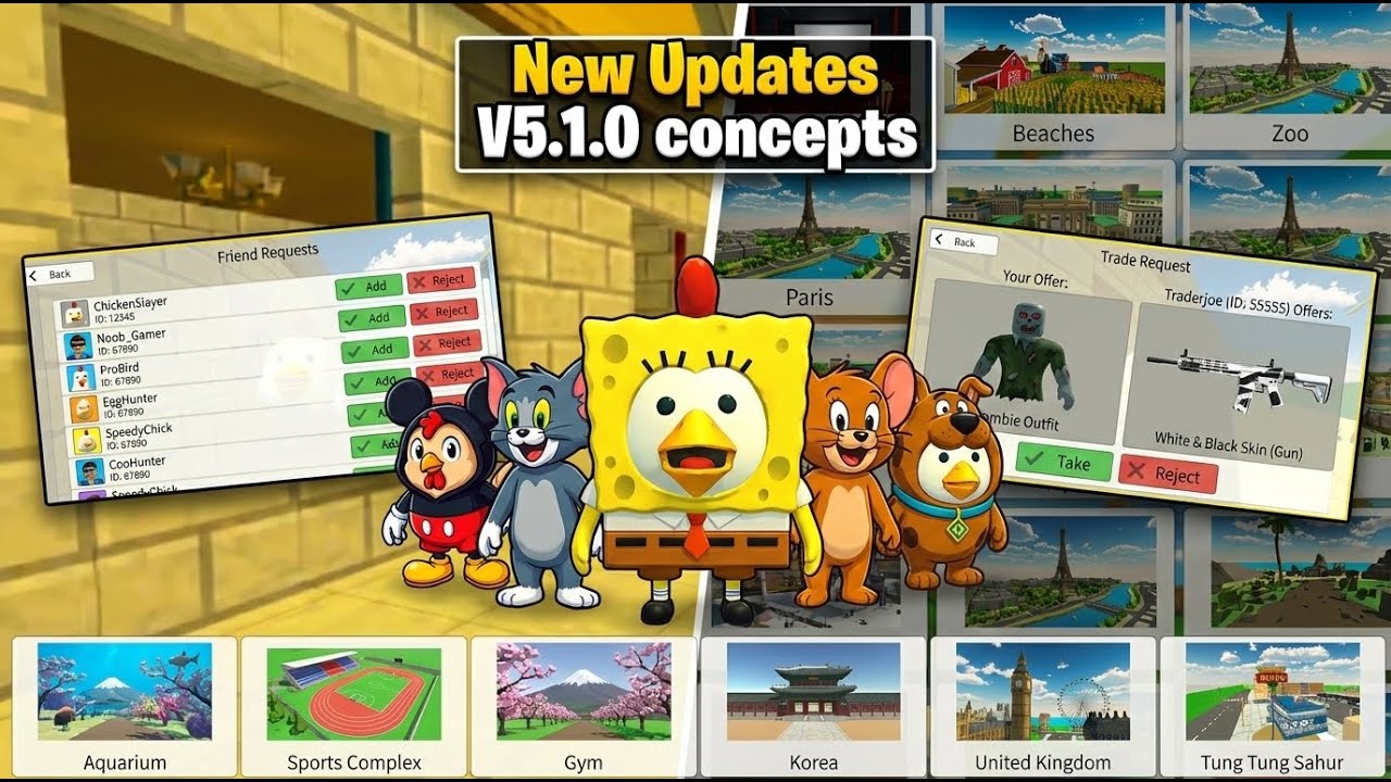 Chicken Gun New Update 5.1.0 Concepts (Part 2) | What Else Should Be Added?