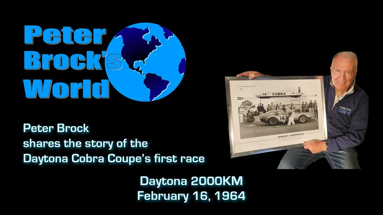 Poster: 1st Outing: 1964 Daytona 2,000 KM Race