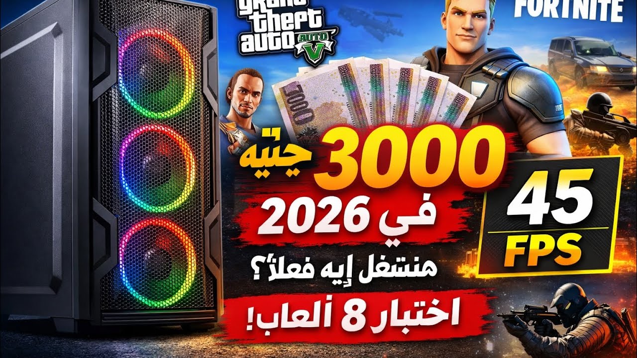 تجميعه 3000ج في 2026- هتشغل  ايه فعلاً 🤔 
