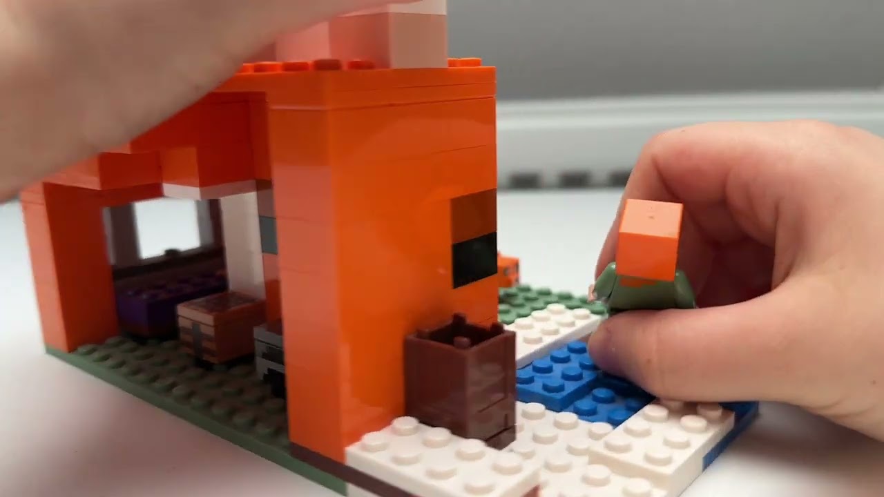 Чувак приходит и ворует вещи #lego #minecraft 