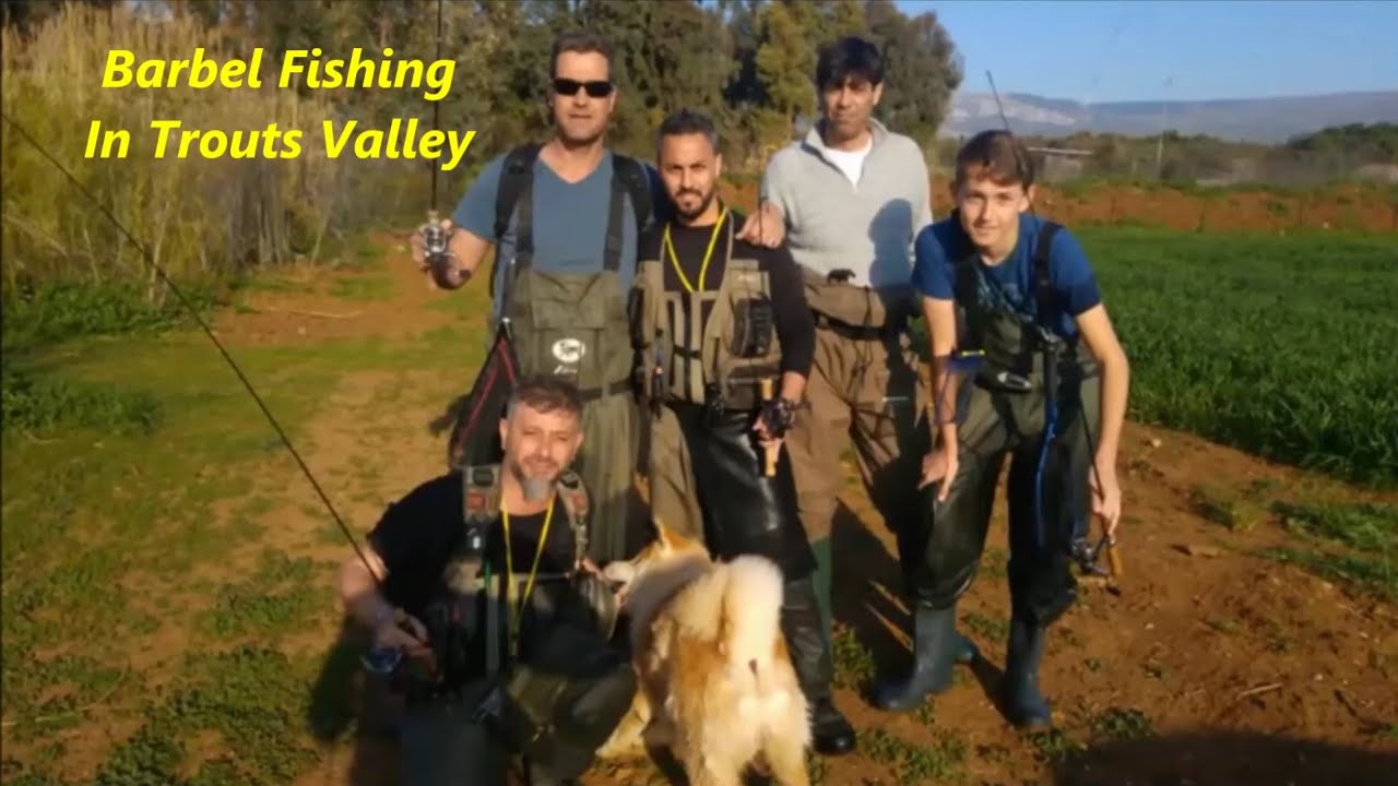דיג-ליאור גכמן חפפים בעמק הפורלים 24/02/17  Barbel Fishing In Trouts Valley