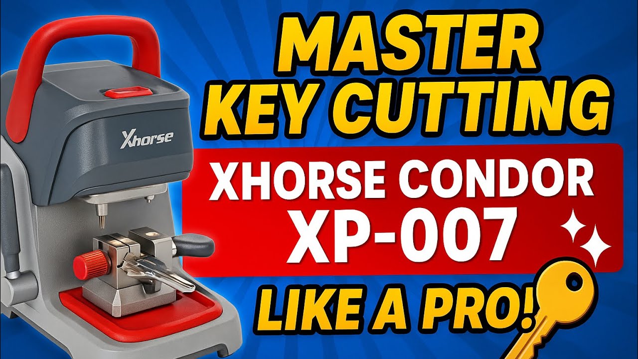 “Cut Keys Like a Locksmith! Xhorse Dolphin XP-007 Key Cutter Demo”