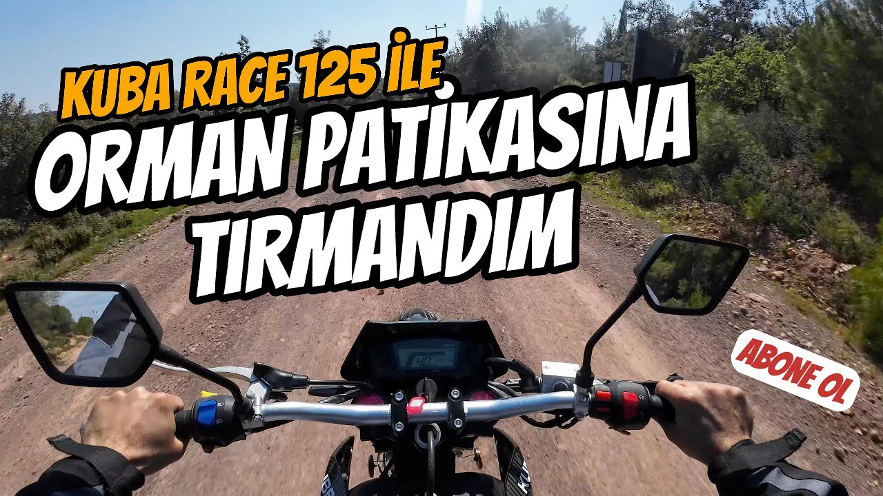 Kuba Race 125 ile Tımarhane Adası'nda Orman Patikasına Tırmanış: Muhteşem Manzara