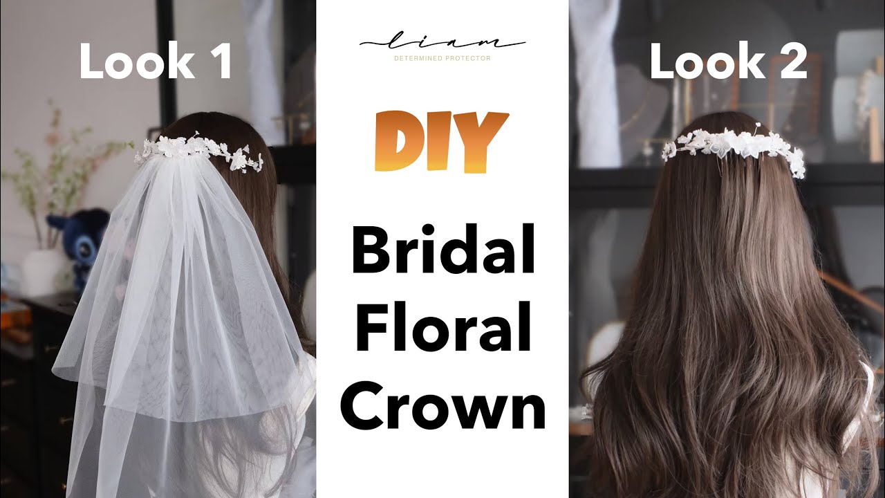 DIY Detachable Veil Tutorial #diy #handmade #veils #bridalstyle #flowercrown 