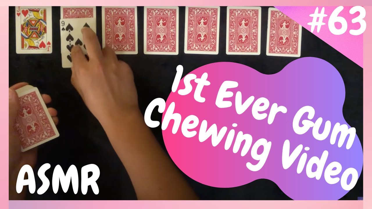 ASMR Solitaire #63: The Gum Chewing Video - Trials & Tribulations - Featuring Hoyle Deck