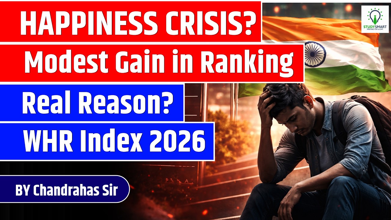 India&rsquo;s Rank in World Happiness Report 2026: Good or Bad?