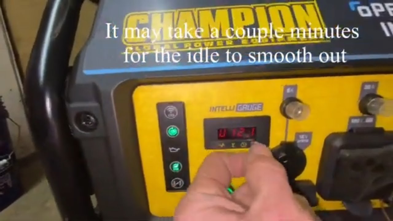 Champion 4250 watt inverter generator set up, maintenance, and review