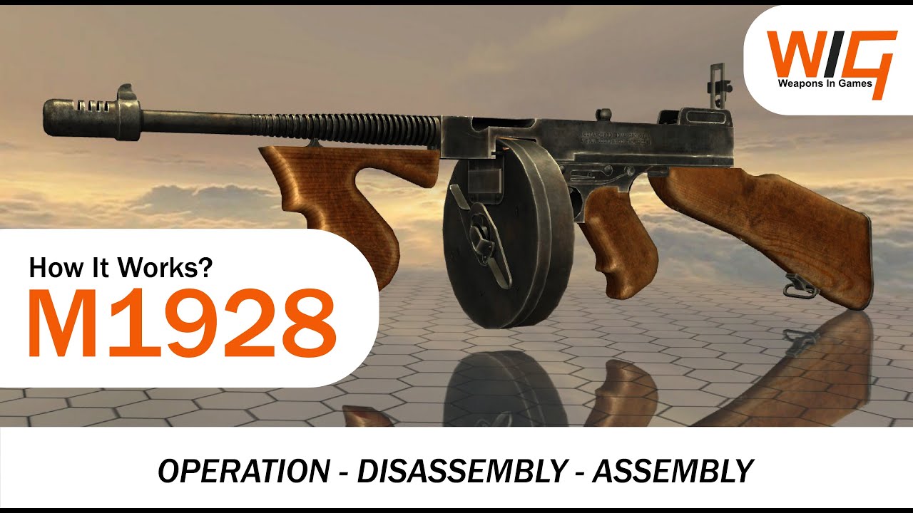 Thompson M1928: How It Works? | Operation, Disassembly and Assembly