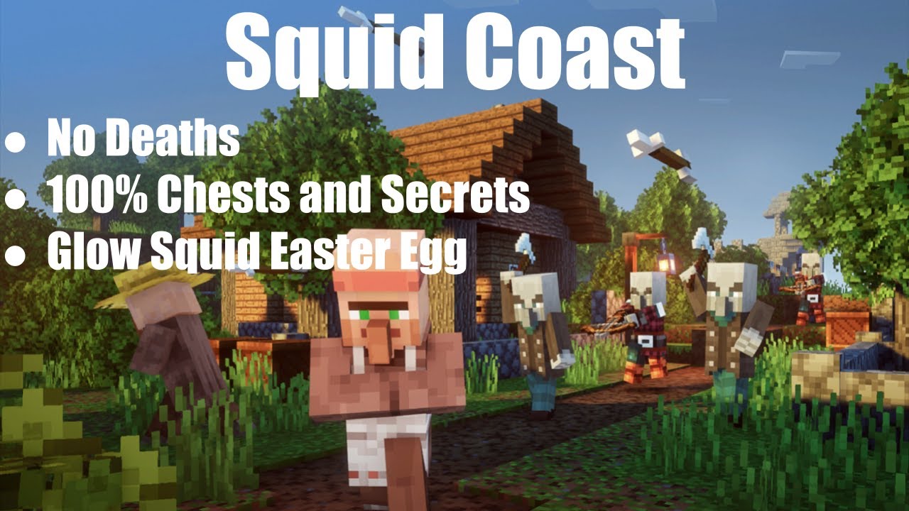 Minecraft Dungeons - Squid Coast (No Deaths, Glow Squid Easter Egg)
