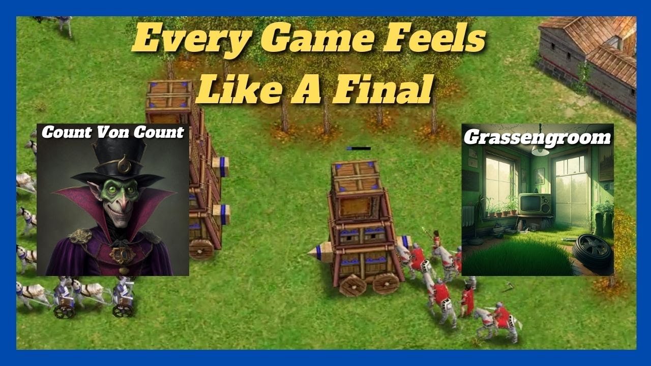 The Timer is TICKING | Count Von Count (Set) vs Grassengroom (Zeus) Game 1/5 #aom #ageofempires