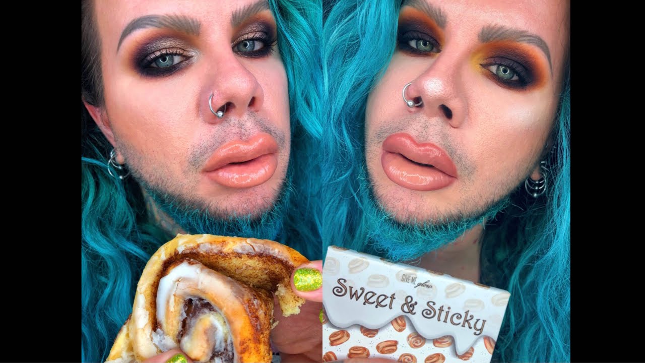 GIVE ME GLOW COSMETICS SWEET & STICKY PALETTE | 2 LOOKS | FIRST IMPRESSION