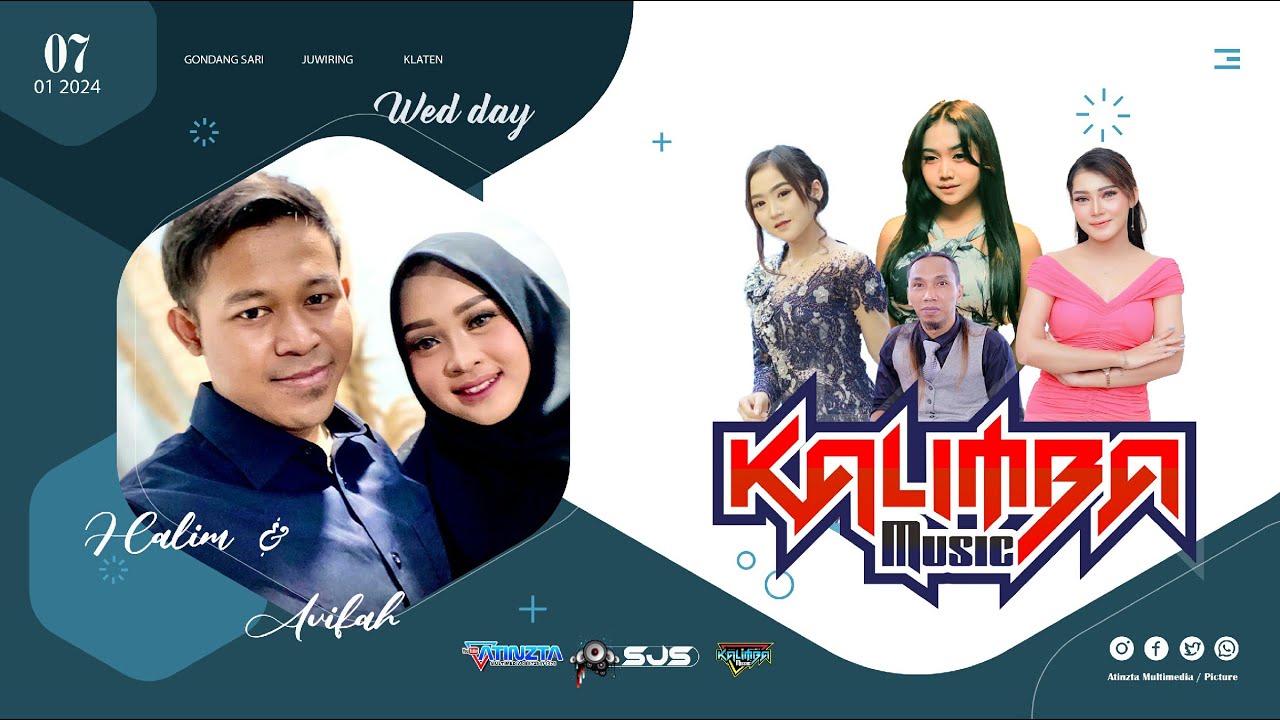 Live - KALIMBA Music - SJS Audio - Wedding Halim & Avifah - Gondang Sari Juwiring Klaten -07 01 2024