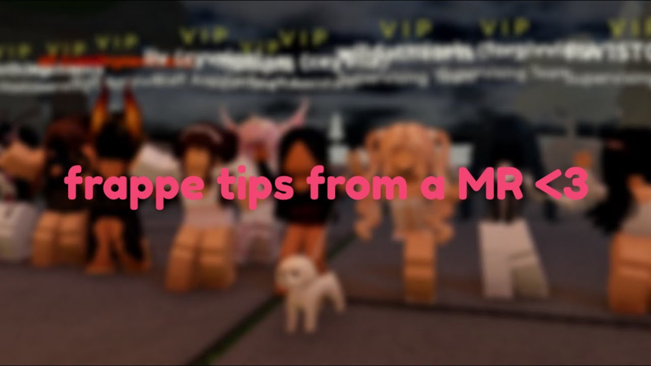 frappe roblox tips from a mr!! || fantqs1e