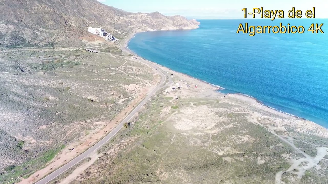 1-Playa de el Algarrobico 4K desde el aire 