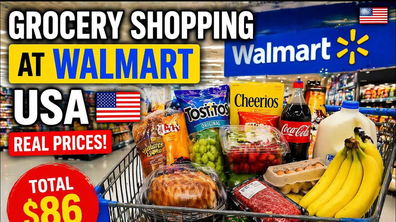 🇺🇸Grocery Shopping at Walmart USA 🇺🇸 | Prices, Deals & Daily Life