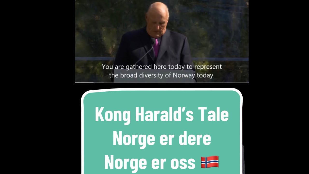 Reaction To The Norwegian King’s Speech: Norway Is One | Kong Harald