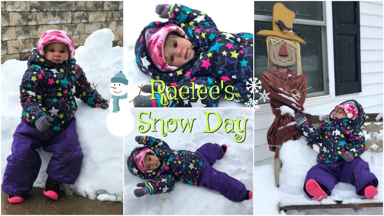 Reborn Toddler Raelee's Snow Day ❄️