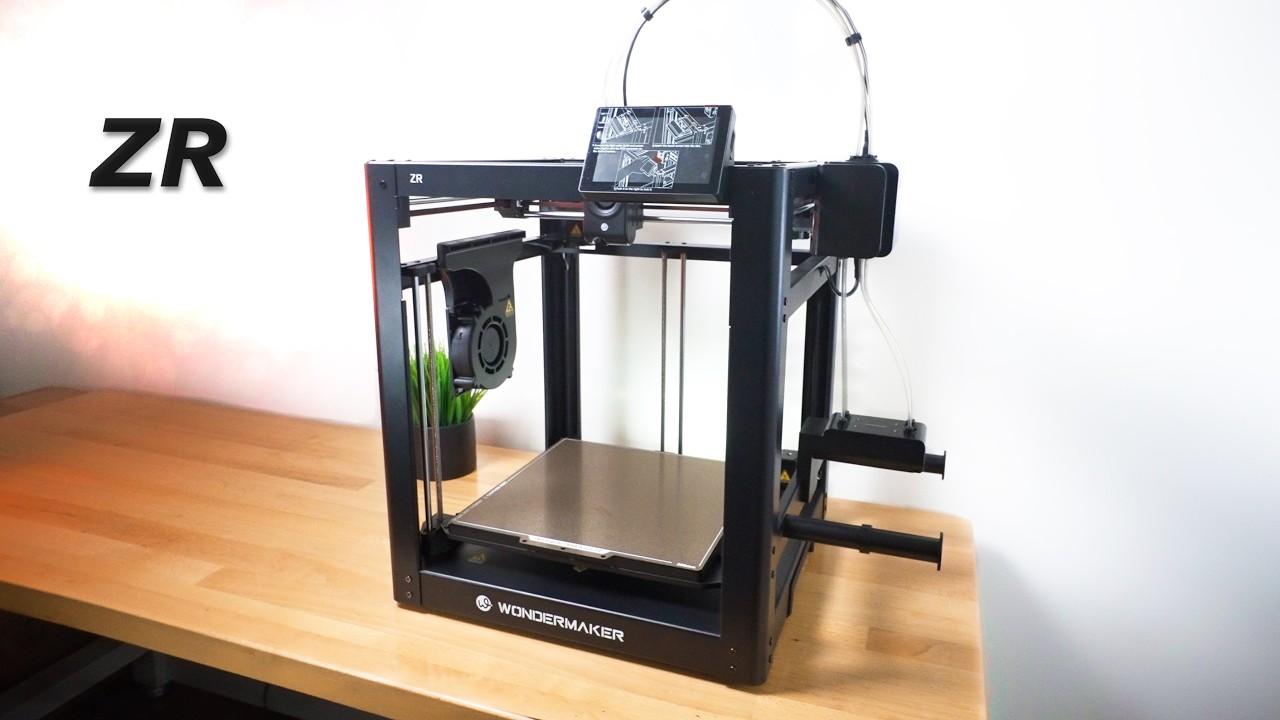 Обзор многоцветного 3D-принтера WonderMaker ZR.
