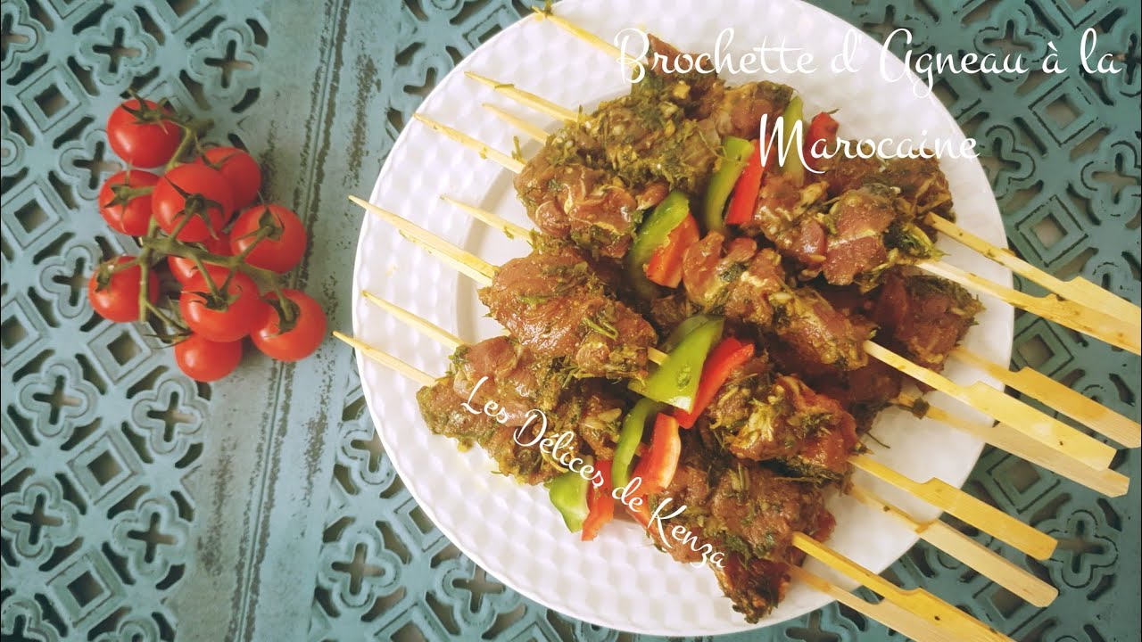 Brochette d'agneau à la Marocaine Recette Aid el Adha