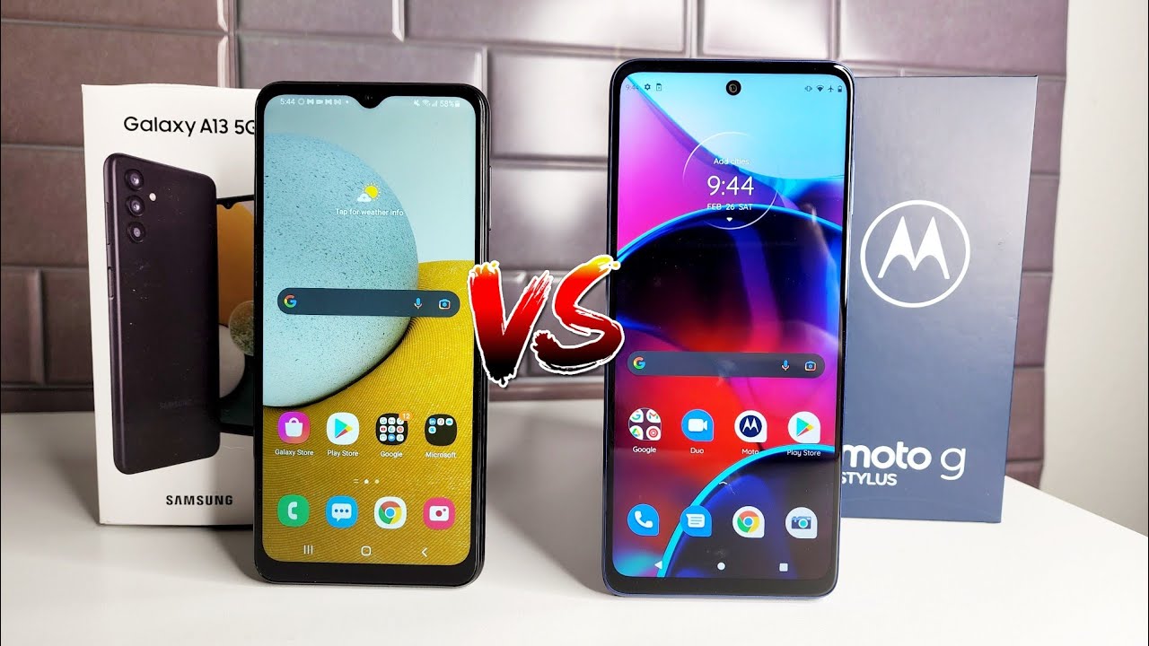 Samsung Galaxy A13 5G vs Motorola Moto G Stylus (2022)