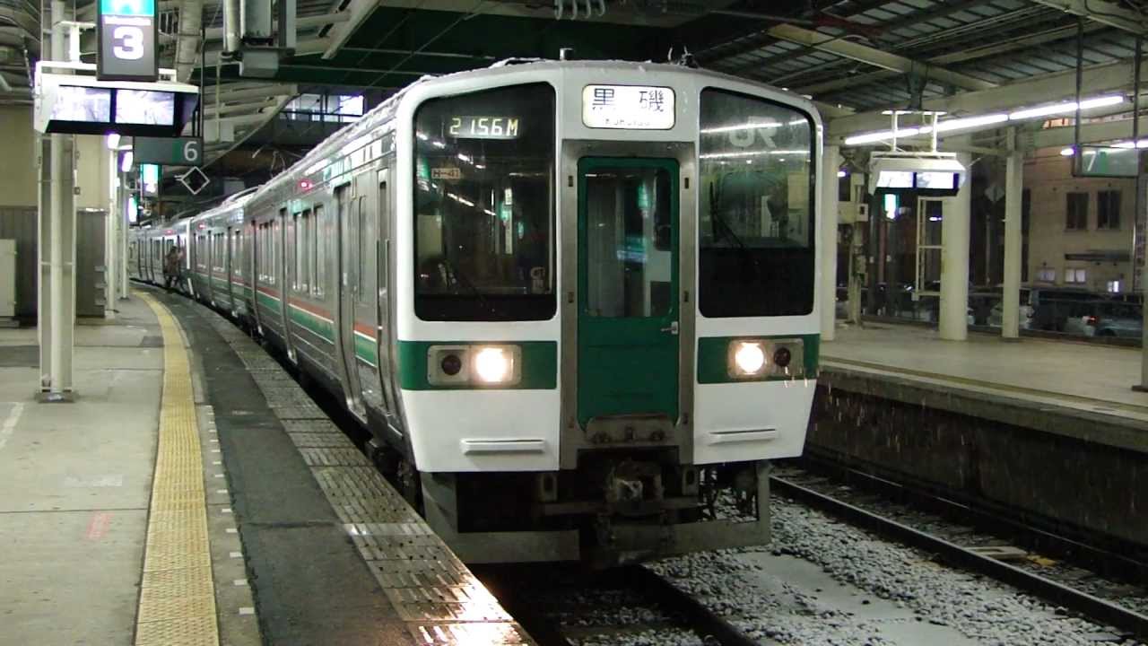 東北本線719系8両 普通・黒磯行き 仙台発車