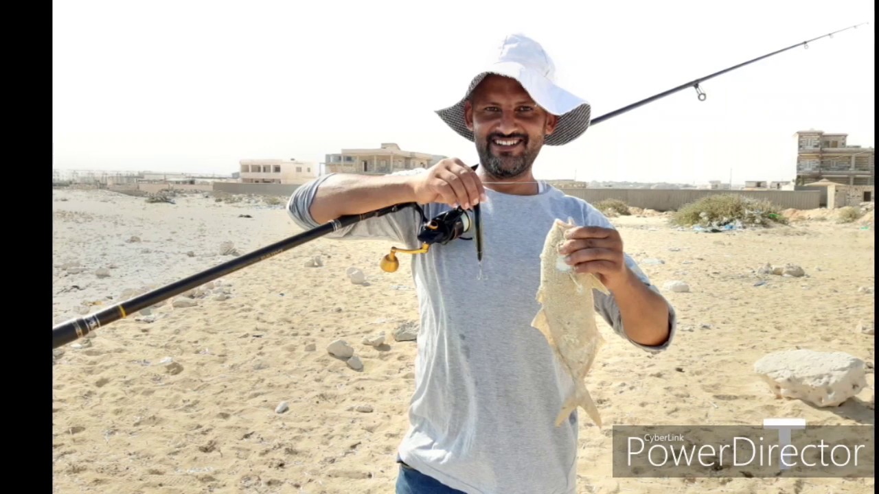 صيد كاستنج من شاطئ الهنا بسيدي عبد الرحمن الساحل الشمالي fishing