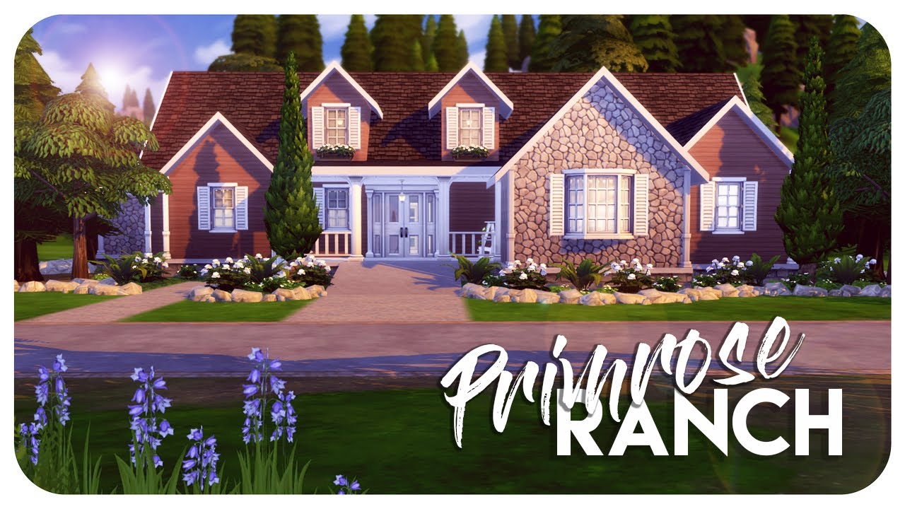 Sims 4 House Build - Primrose Ranch for #SimsWithDisabilities