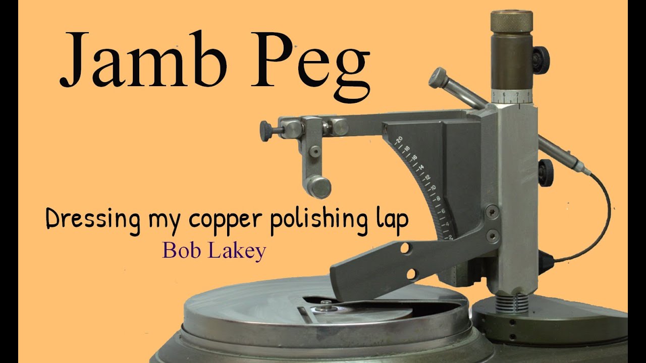 Dressing my copper polishing lap