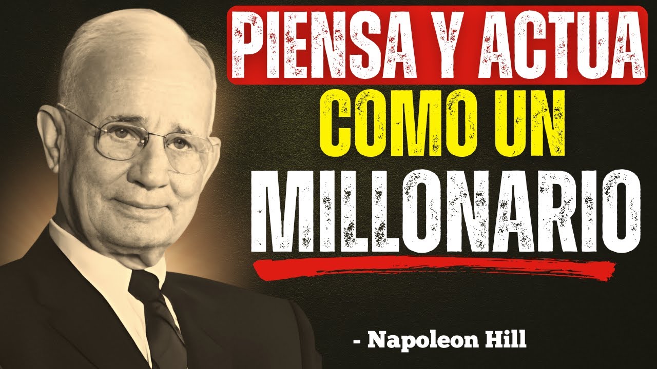 PIENSA Y ACTÚA COMO UN MILLONARIO | Napoleon Hill