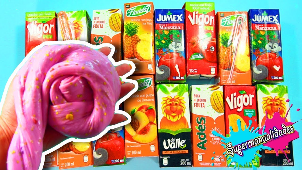 NO elijas el jugo incorrecto para hacer Slime / Supermanualidades
