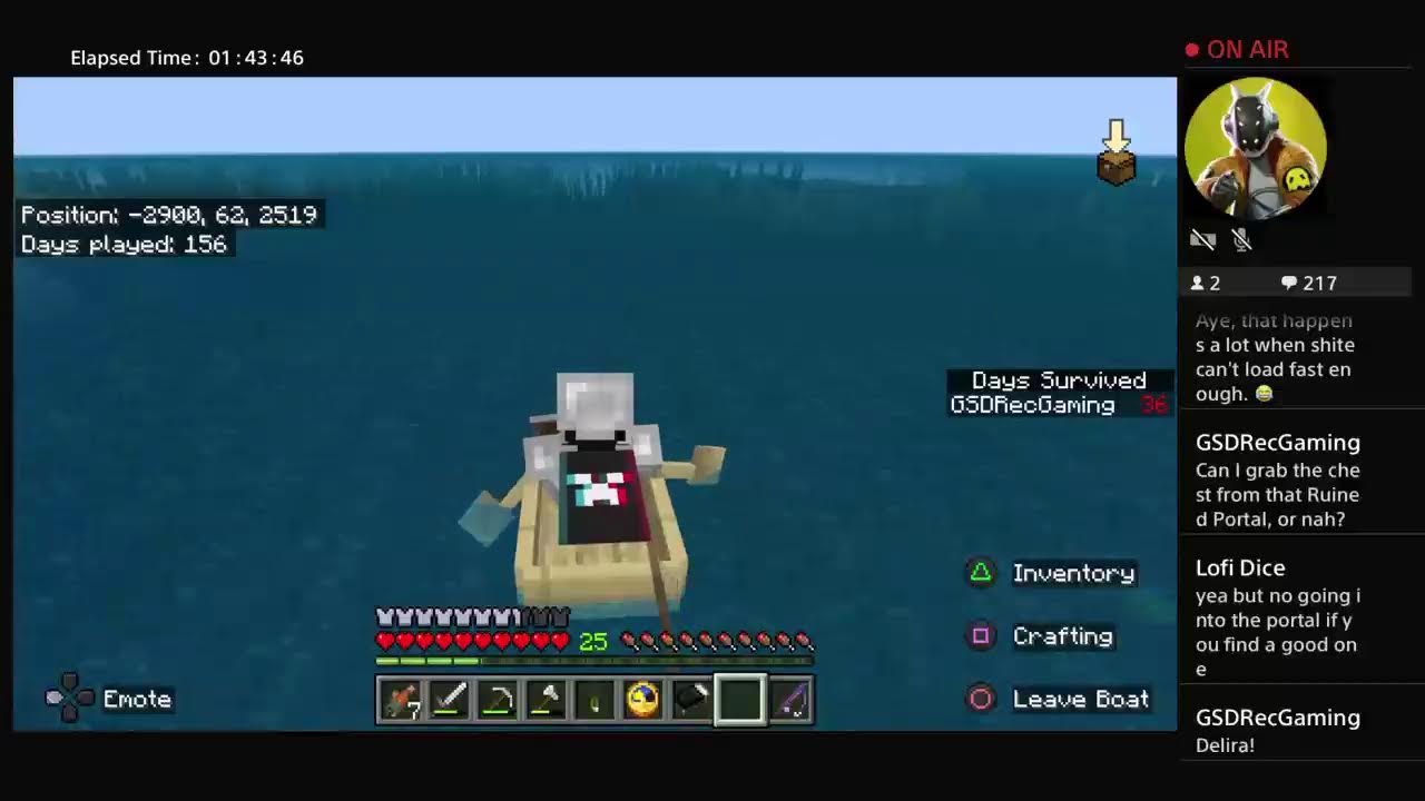 Minecraft: Hard Mode: Traveling Ruler Challenge: Livestream
