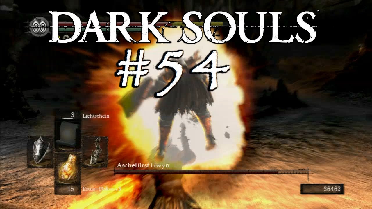 Let's Play Dark Souls [#54][German] Finaler Kampf gegen Aschefürst Qwyn