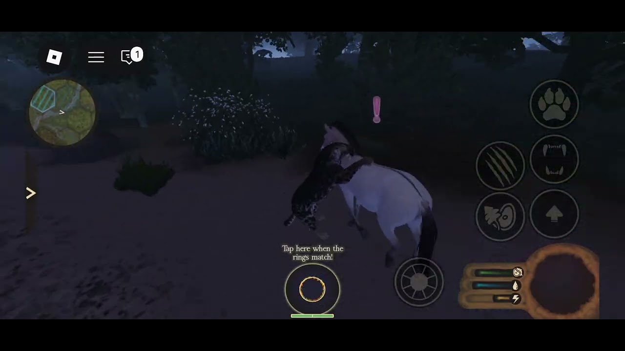 Alone pseduo melanistic smilodon gameplay//Ecos la brea 